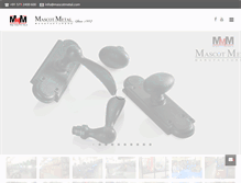 Tablet Screenshot of mascotmetal.com